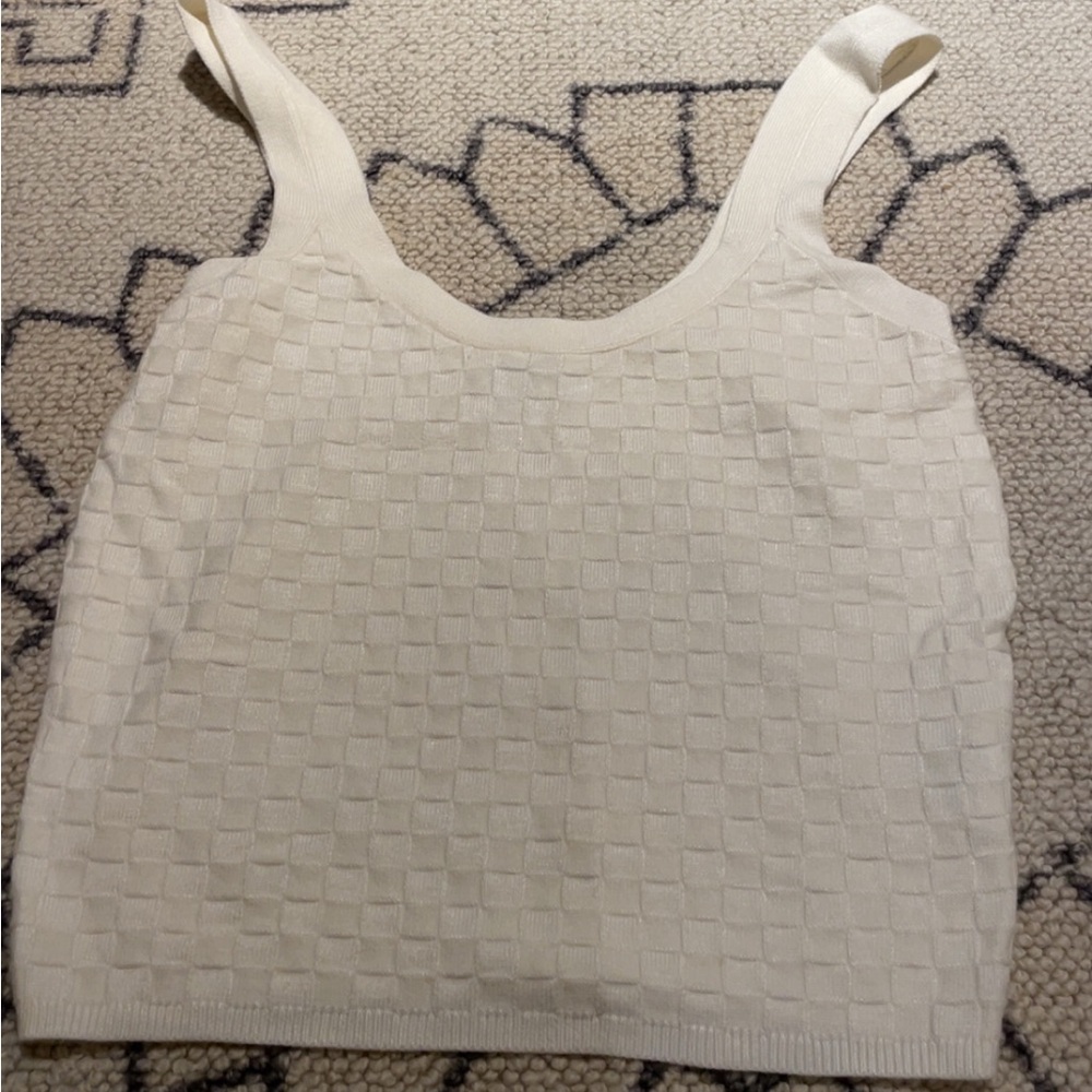 Abercrombie & Fitch Cream Tank Top